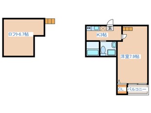 クレアシオン長町南の物件間取画像